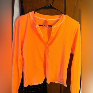 Skims crop long sleeve